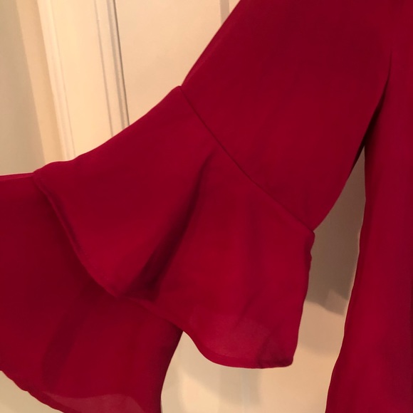 🍍 8/25$ Banana Republic fuchsia blouse - Picture 3 of 5